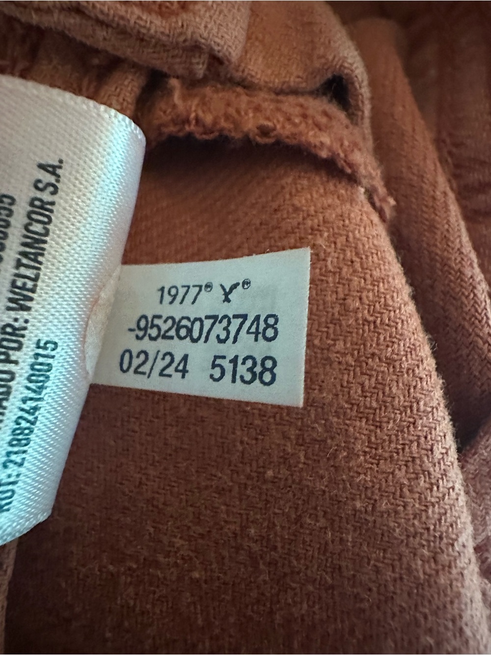 American Eagle Rust Orange Wide-Leg Jumpsuit Overalls Painters Boho Size Large - Picture 10 of 10